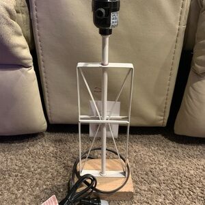 Modern White Table Lamp Base